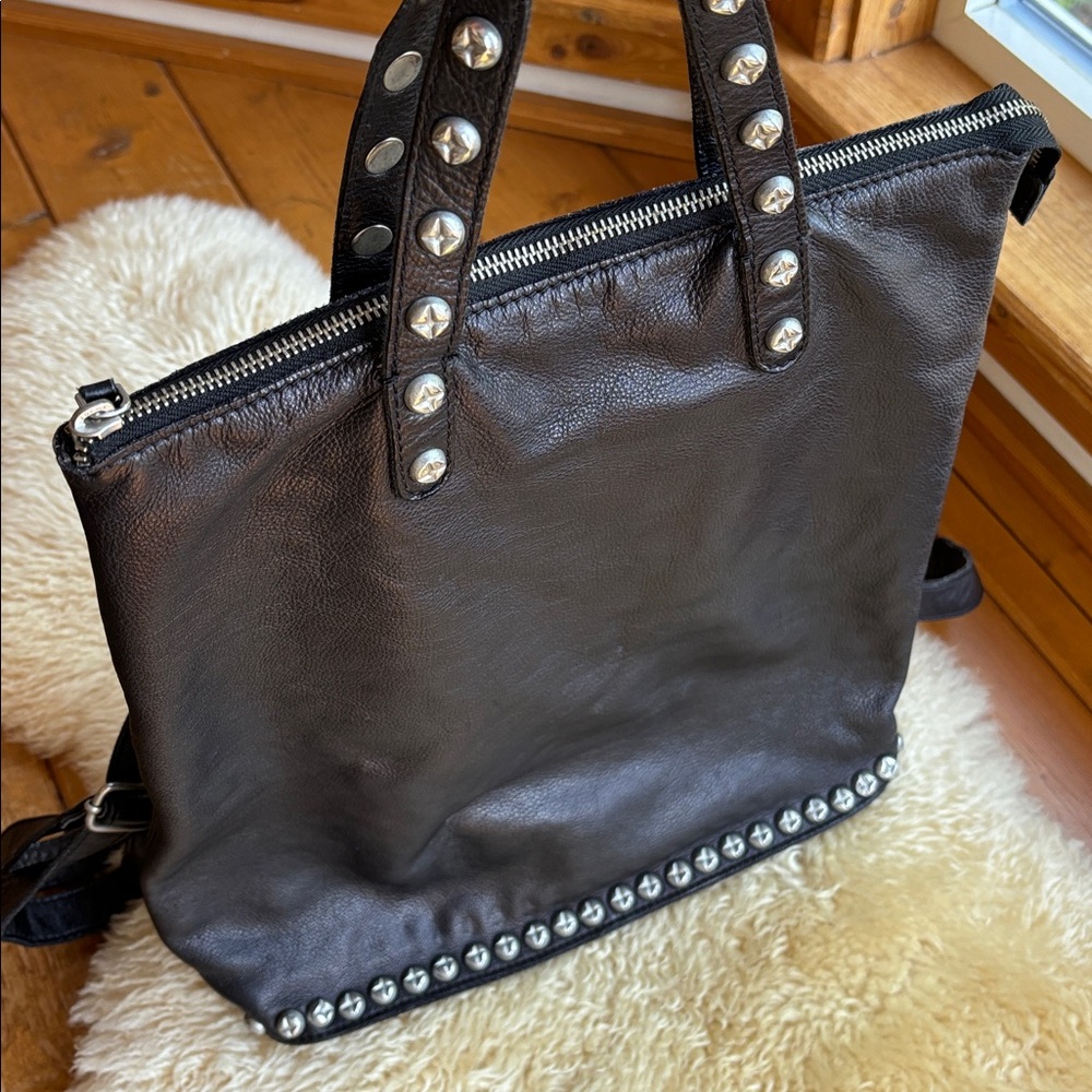 Free People Ellie Studded Leather Backpack - Picture 5 of 10